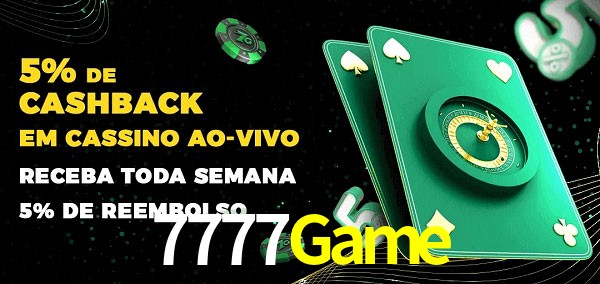 Promoções do cassino ao Vivo 7777Game